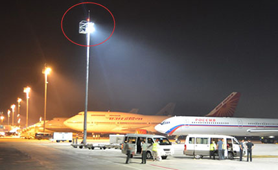  LED floodlights use airports in Denmark