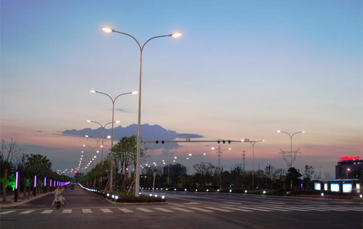 led street light used in road lighting in China
