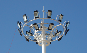  led floodlight municipal lighting project in Brazil