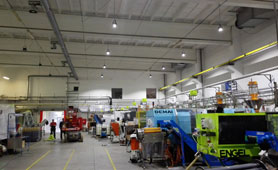  Manufacturing shop lighting project in Spain