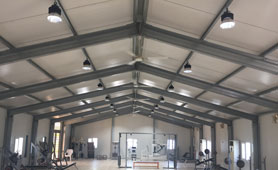  LUXINT high bay light application in the gym